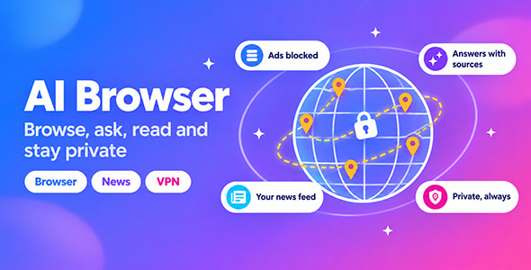 Flutbrow | Flutter App AI Browser, News and VPN With Laravel Admin Panel