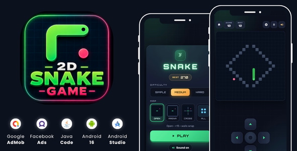 SnakeBlitz | 2D Arcade Snake Android Game