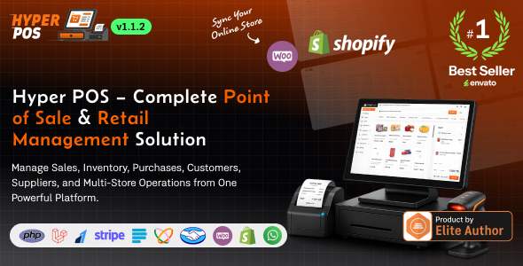 Hyper POS – Laravel Point of Sale, Inventory, ERP, Online & Offline POS, Invoicing, Accounting 1.1.2