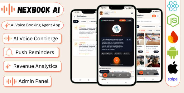 NexBook AI | Voice Booking React Native App