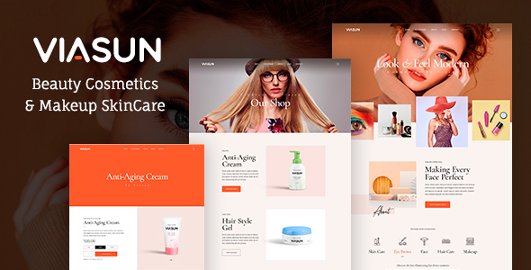 Viasun – Beauty Cosmetics & Makeup SkinCare WooCommerce WordPress Theme 1.16