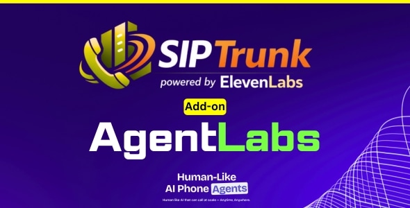 SIP Trunk add-on | AgentLabs – AI Voice Calling Agents & Lead Intelligence SaaS Platform 1.1