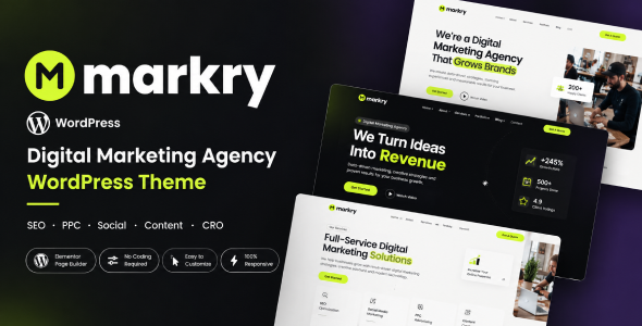 Marrky – SEO & Digital Marketing Agency WordPress Theme