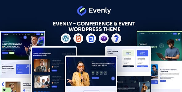 Evenly – Conference & Event WordPress Theme