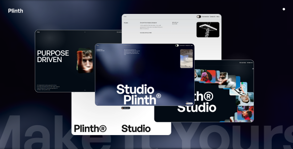 Plinth – Creative Agency & Portfolio HTML Template
