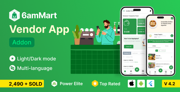 6amMart – Vendor App 4.2