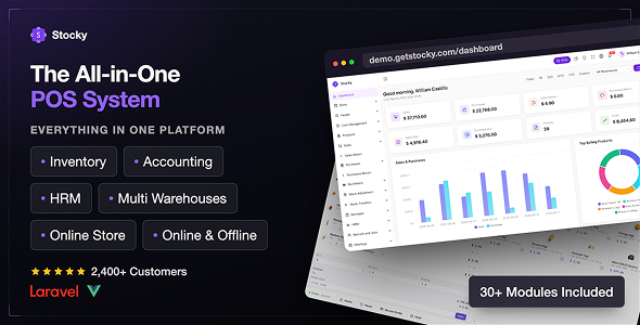 Stocky POS – ERP, Inventory Management, Point of Sale & Invoicing 5.9