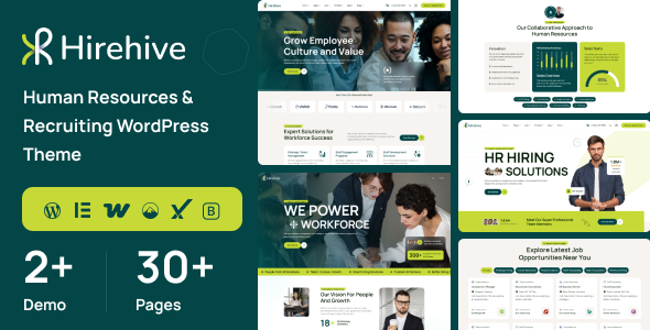 Hire-Hive – Human Resources & Recruiting WordPress Theme