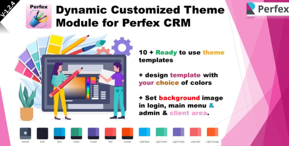 Dynamic Customized Theme Module for Perfex CRM 1.2.4