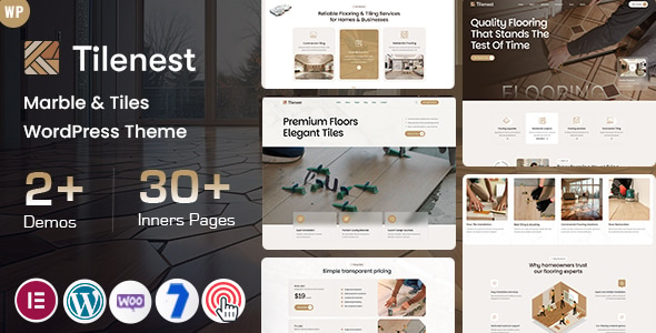 Tilenest – Marble & Tiles WordPress Theme